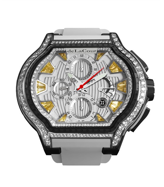 Replica DeLaCour City Ego Episode W Ti/PVD/Diamond Bezel WATI0056-1430 Replica Watch